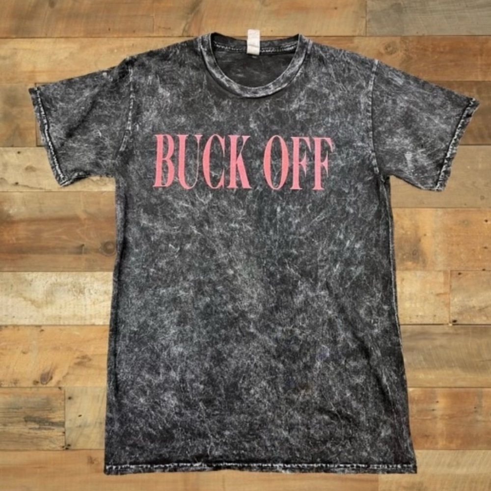 Buck Off Vintage Country Western T Shirt Adult